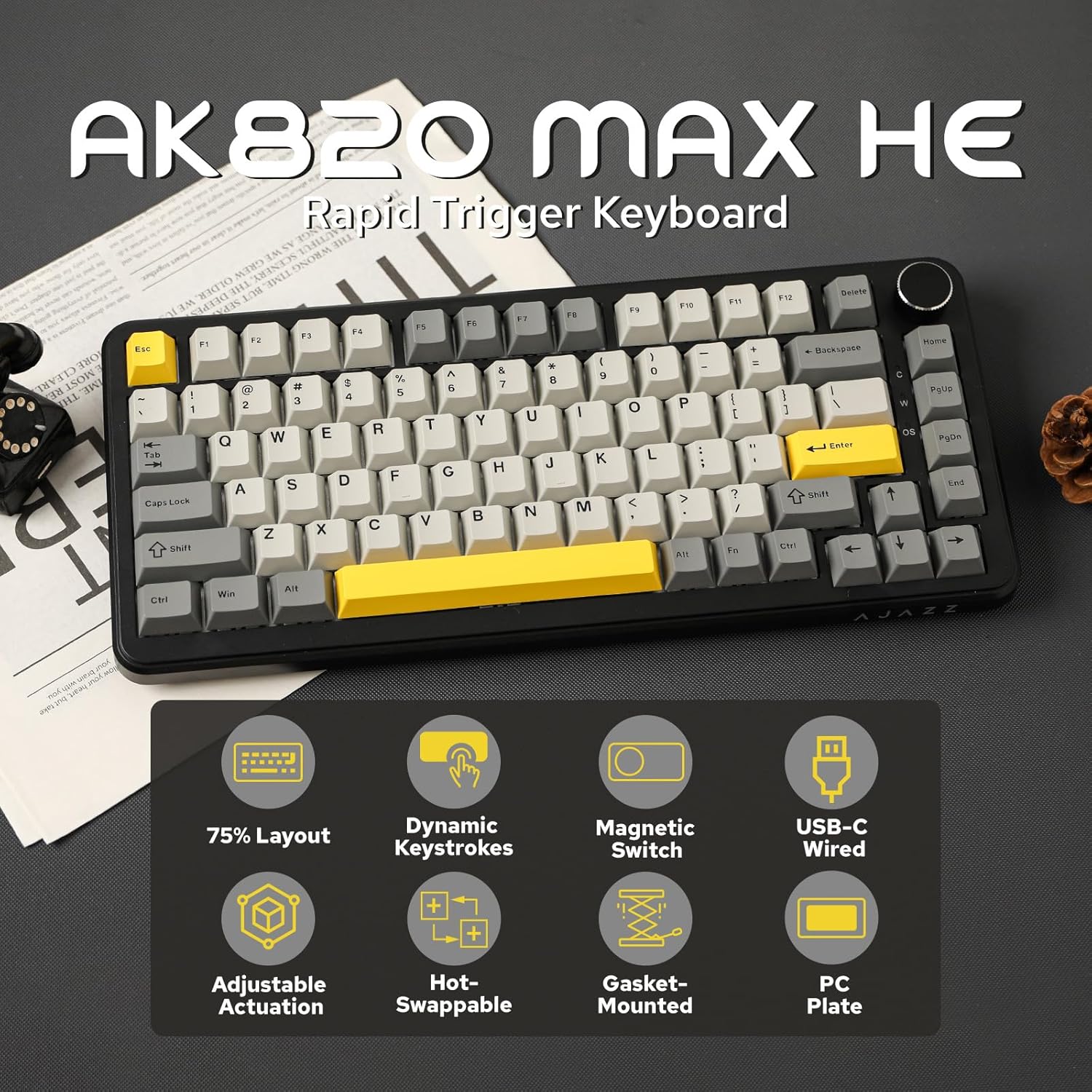 AJAZZ AK820 MAX HE MAGNETIC SWITCH
