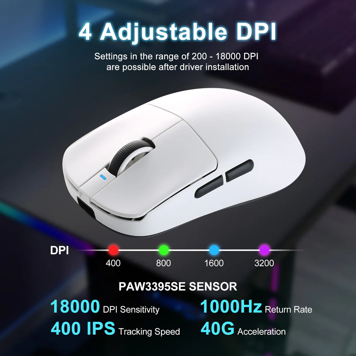 VXE R1 SE+ Wireless Gaming Mouse