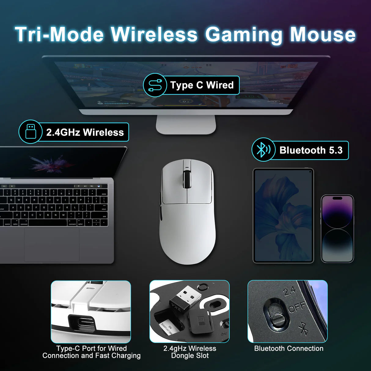 VXE R1 SE+ Wireless Gaming Mouse