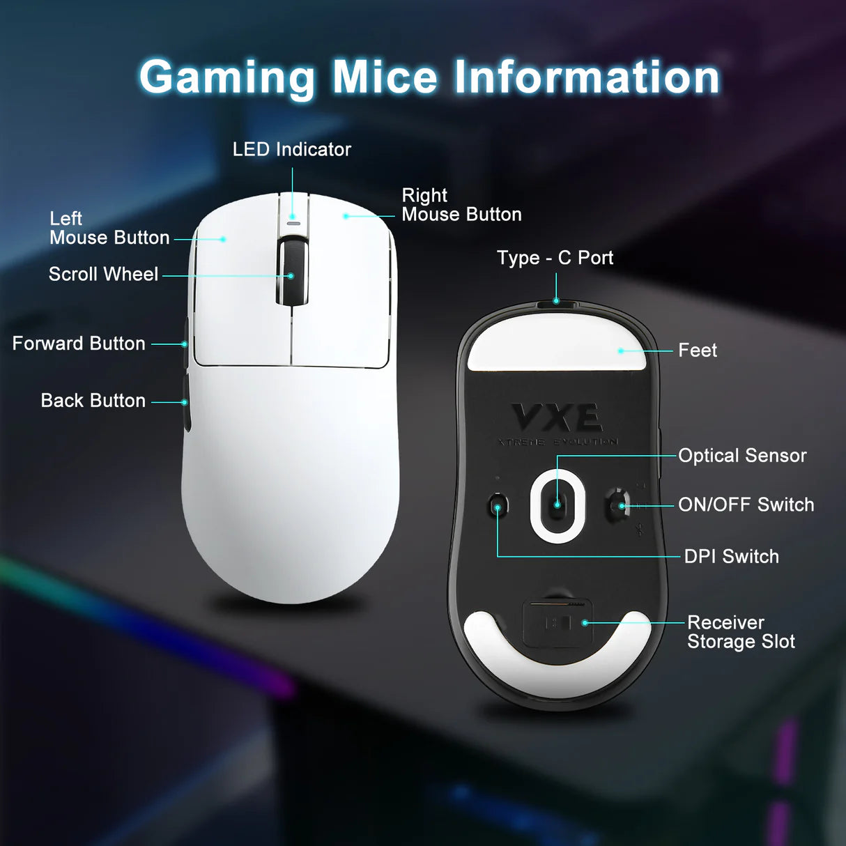 VXE R1 SE+ Wireless Gaming Mouse